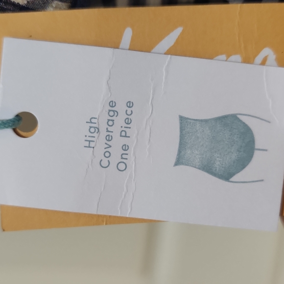 Kona Sol  Bandeau Flounce High Coverage One Piece Swimsuit - Picture 7 of 13